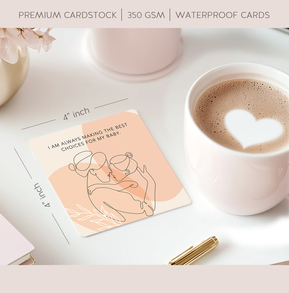 Postpartum Support Affirmation Cards for New Moms