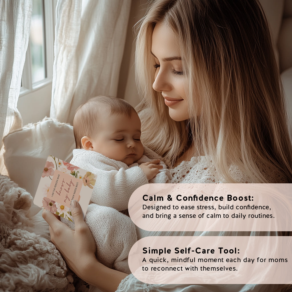 Postpartum Support Affirmation Cards for New Moms